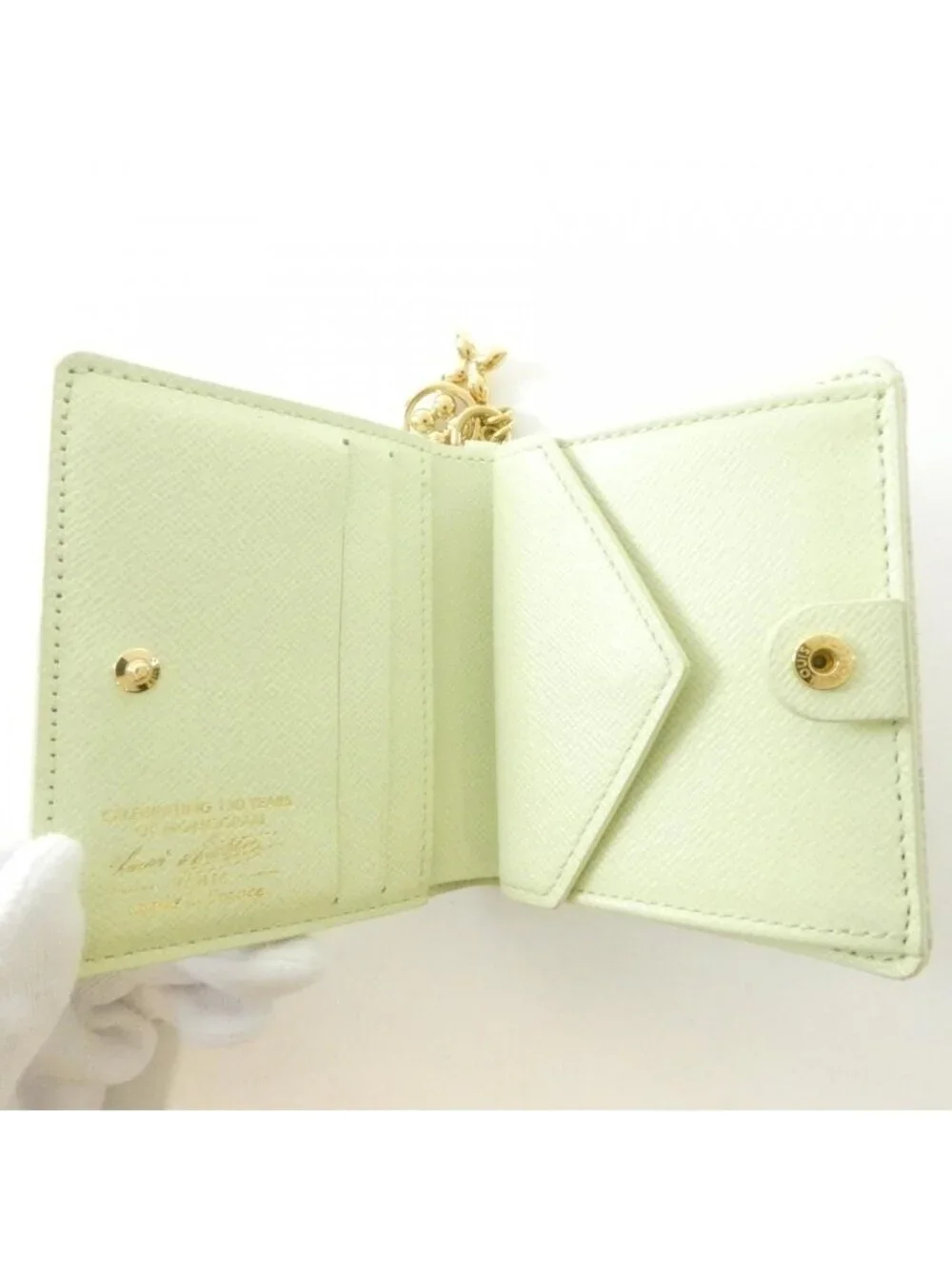 Louis Vuitton Monogram Origin Pocket Wallet LV Charm